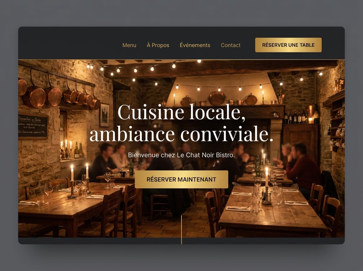 Aperçu de concept — Le Bistrot Marseillais